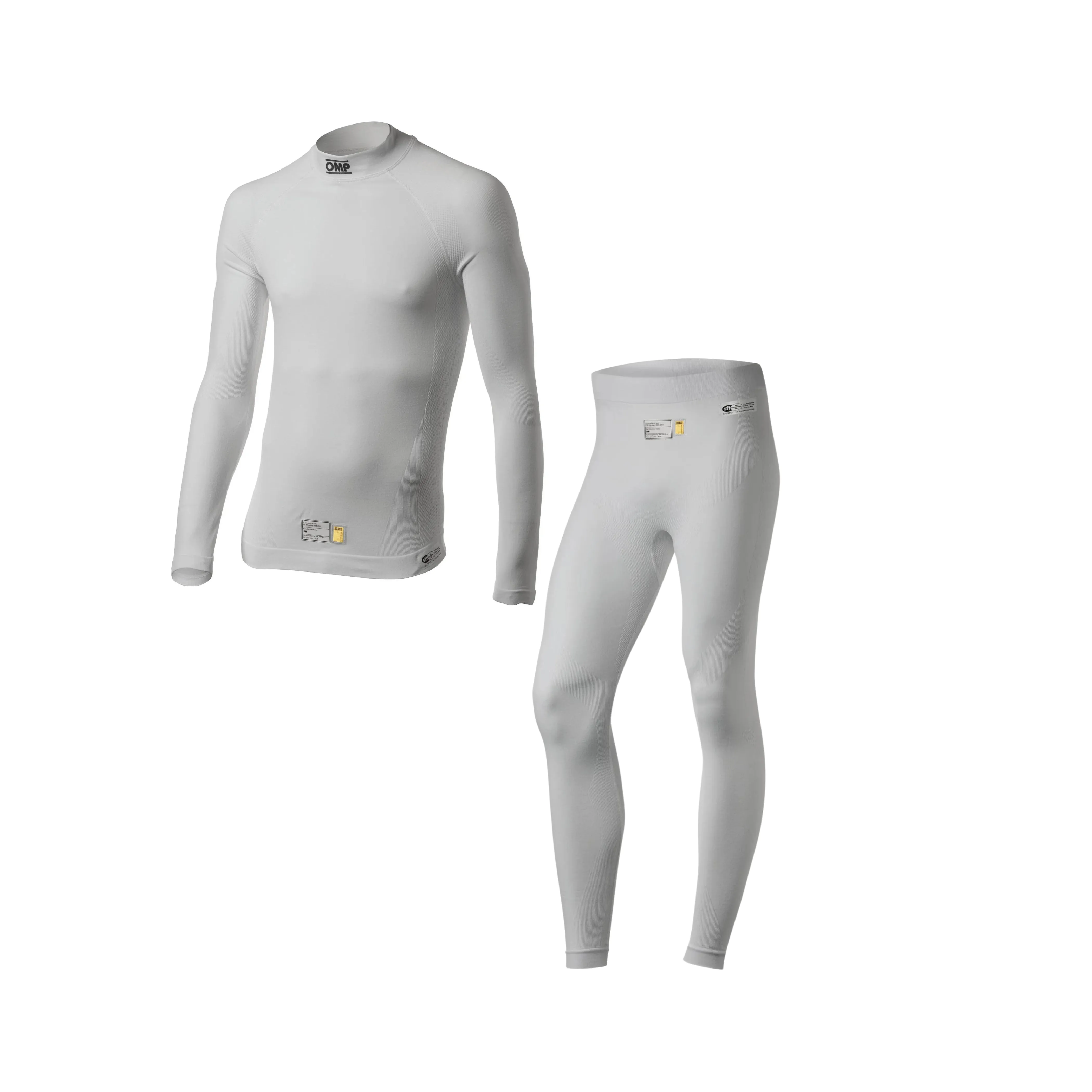 OMP ONE EVO Top / Pants Fireproof Underwear [FIA 8856-2018] Black or White