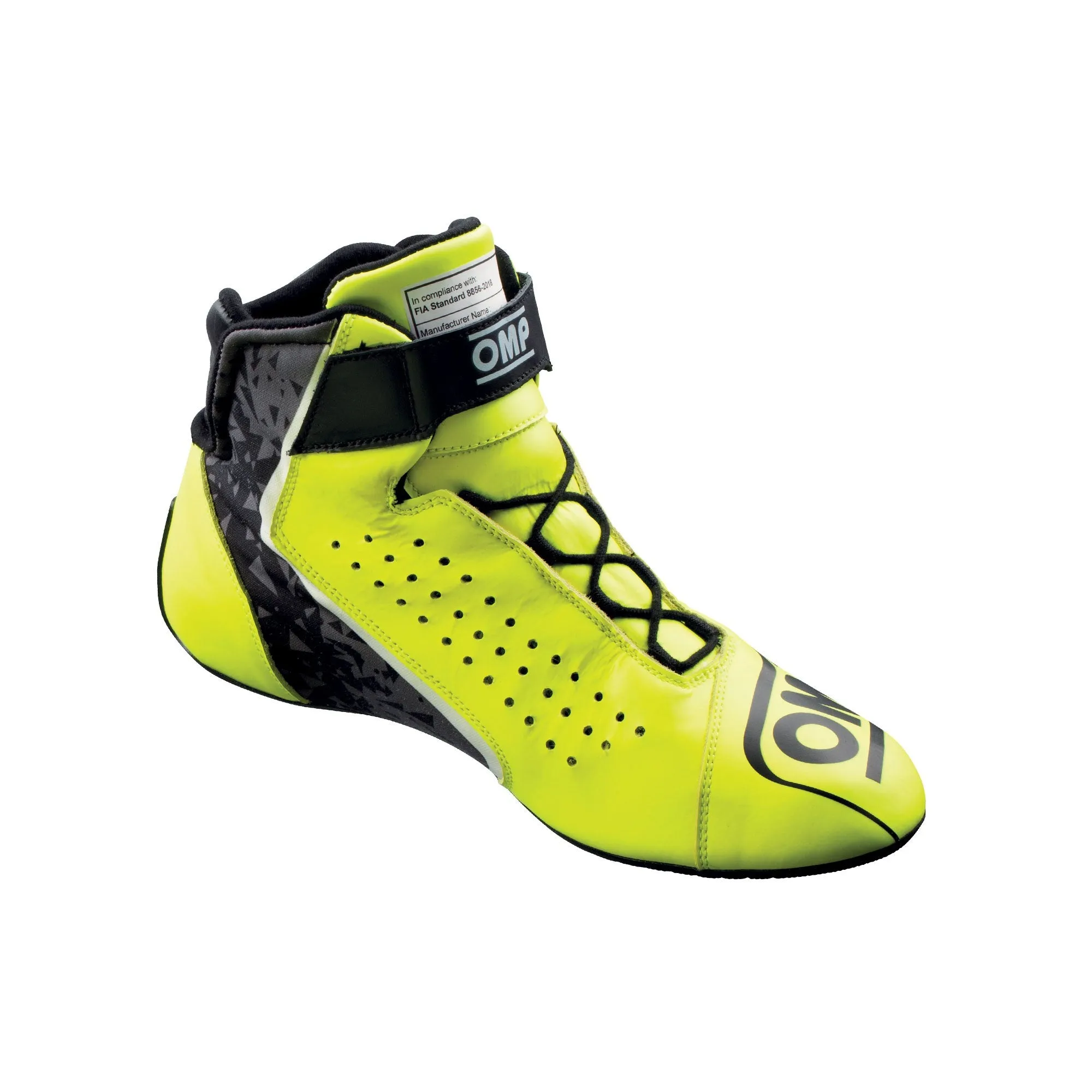 OMP One Evo X Race Boots [Perforated Leather - FIA 8856-2018] Multiple Size & Color Options