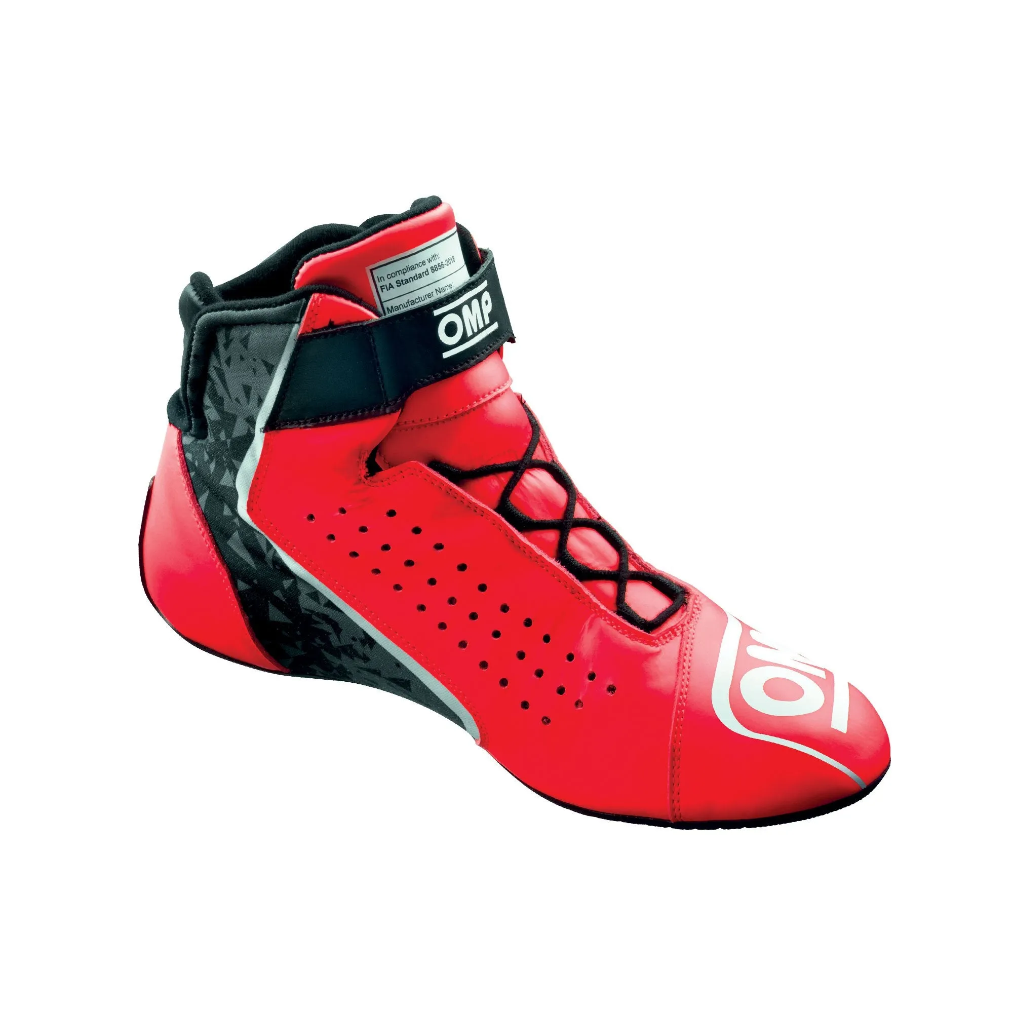 OMP One Evo X Race Boots [Perforated Leather - FIA 8856-2018] Multiple Size & Color Options