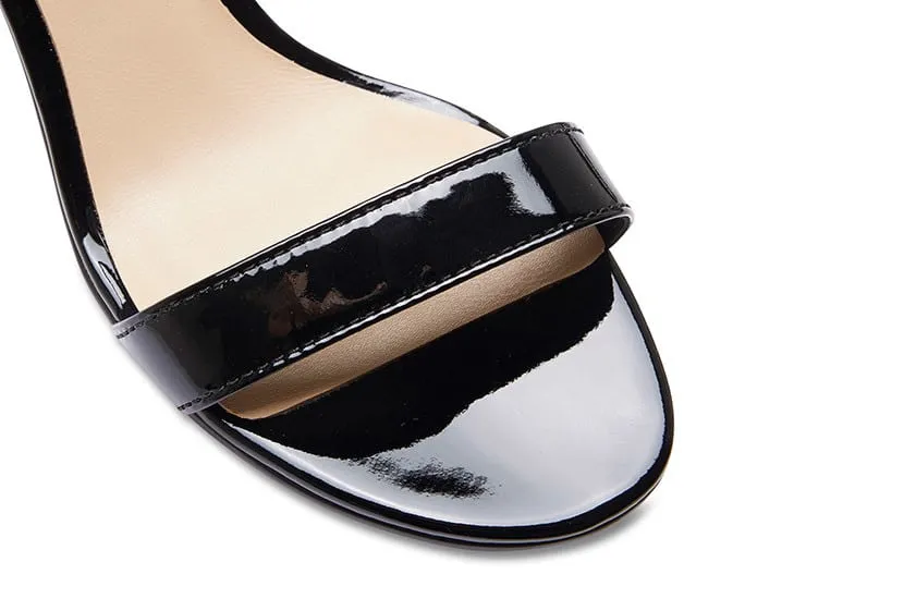 Parade Heel in Black Patent