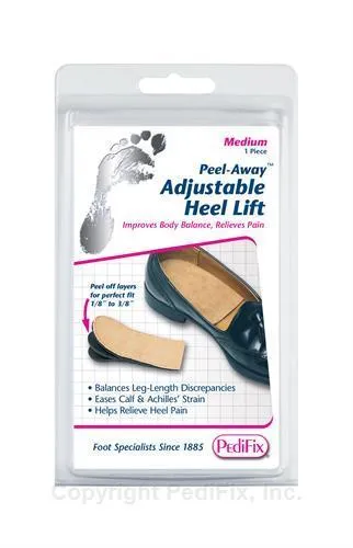 Peel-Away Adjustable Heel Lift