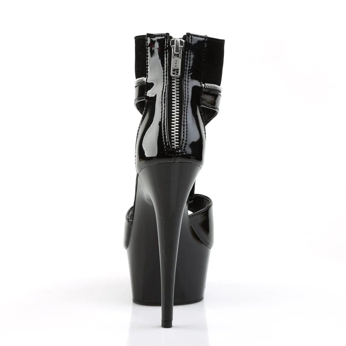 Peep Toe T-Strap Stilettos