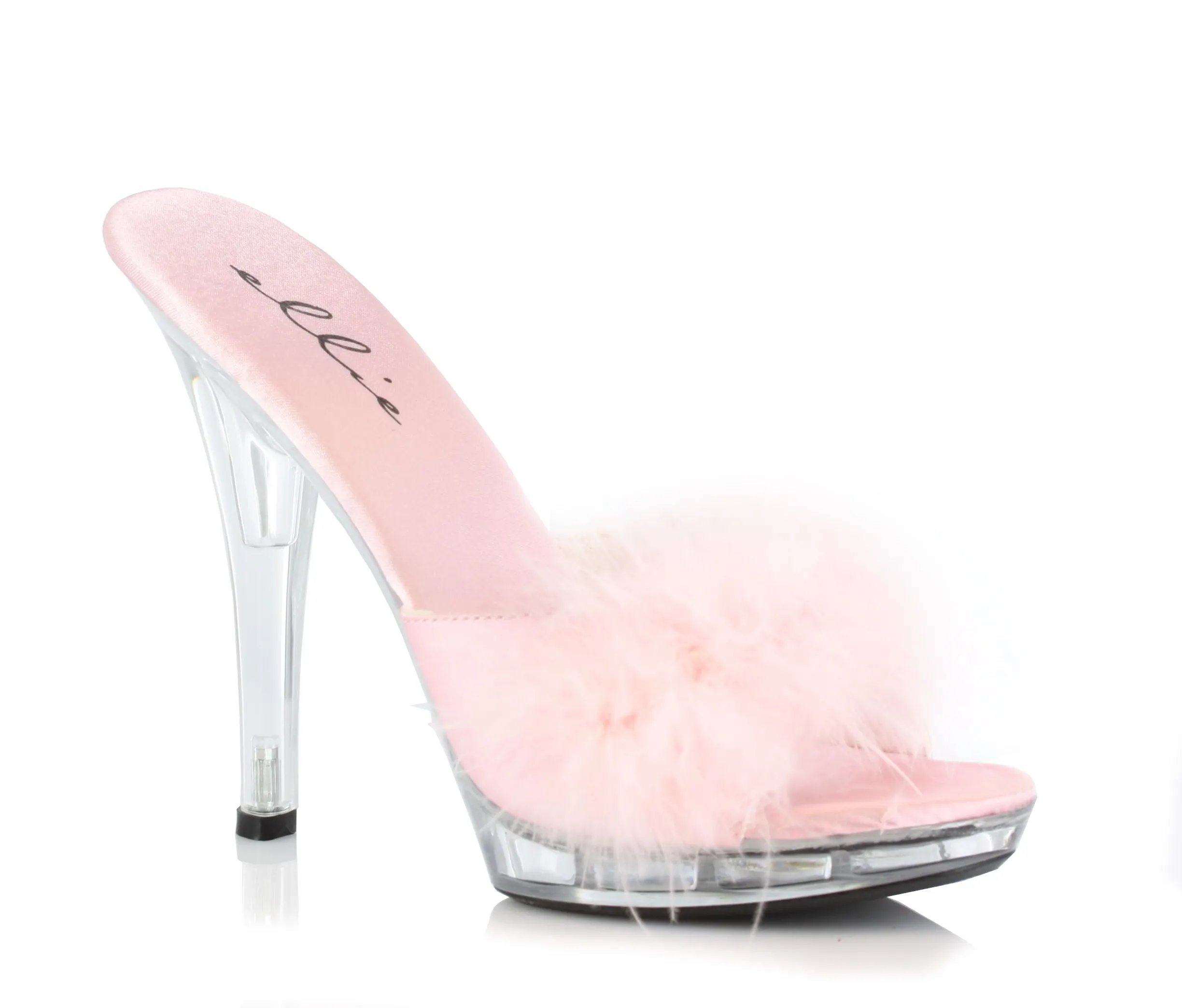 Pink Marabou Stiletto