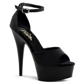 Pleaser Delight-618PS-Black-Size 10-Clearance