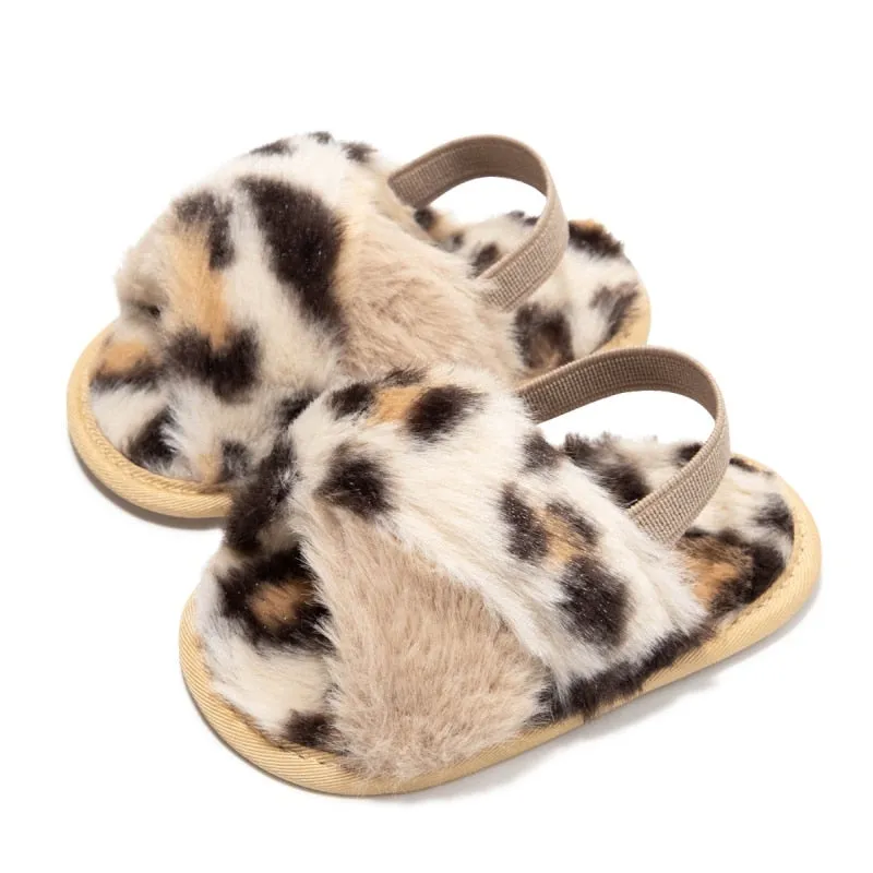Plush Fluffy Sandals - Multiple Colors Available