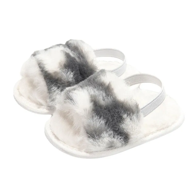 Plush Fluffy Sandals - Multiple Colors Available