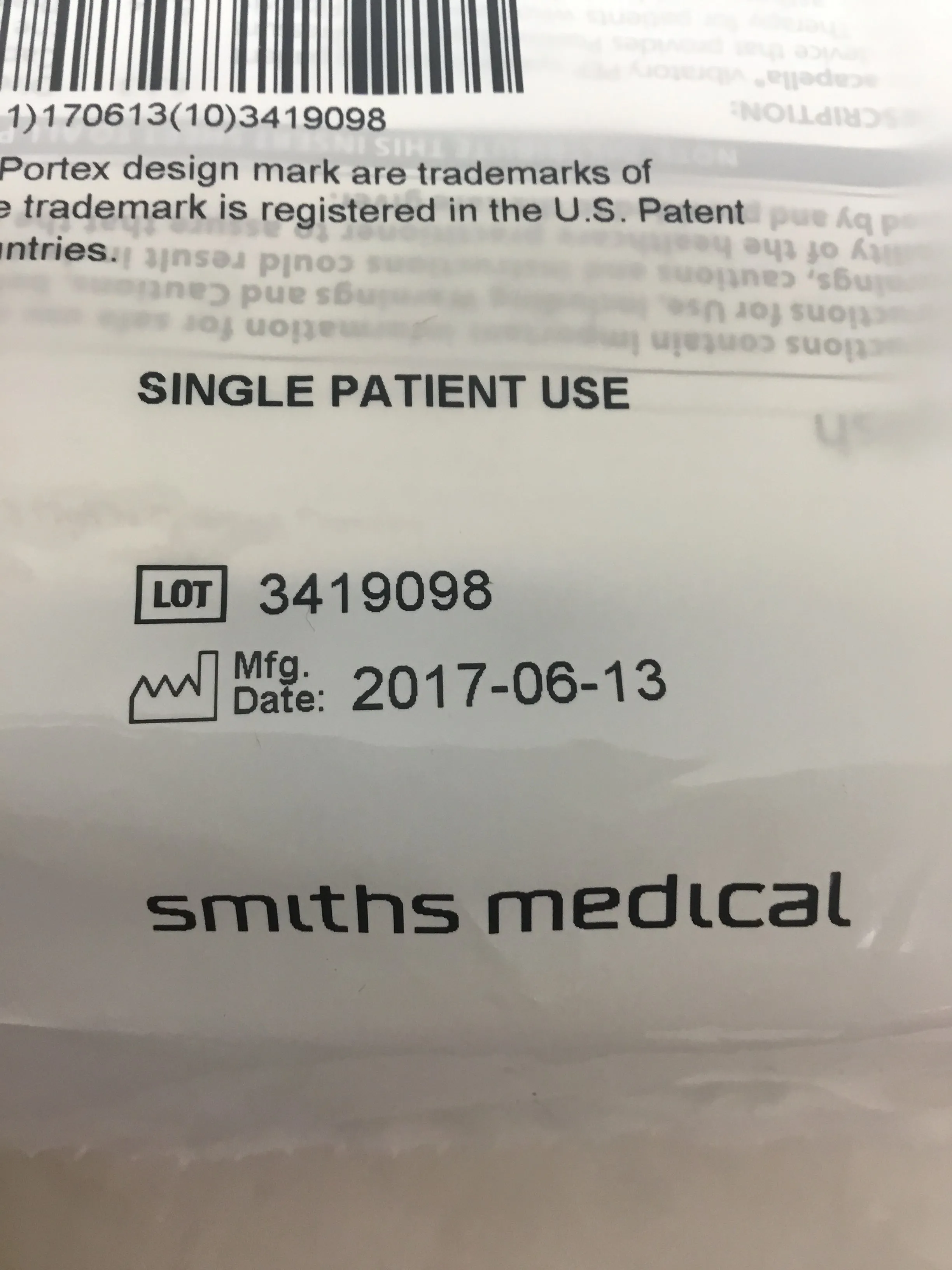 Portex Acapella DM Vibratory PEP device
