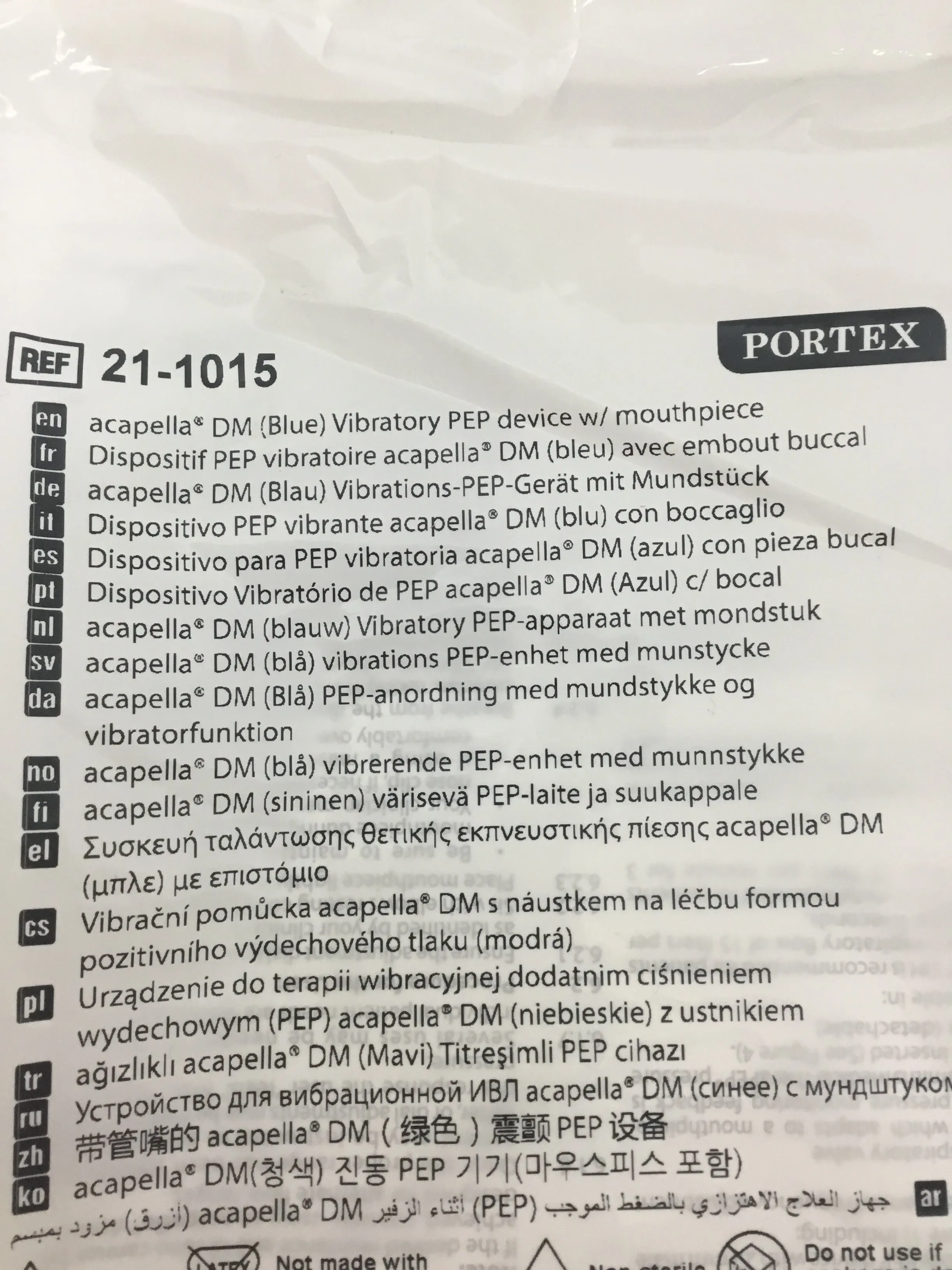 Portex Acapella DM Vibratory PEP device