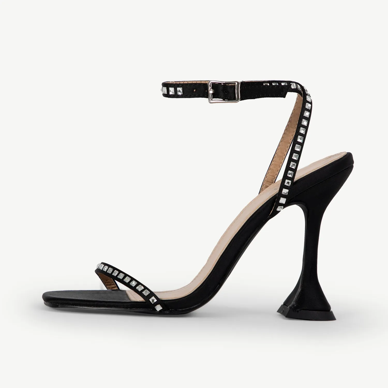 RAID Amyna Heeled Sandal in Black