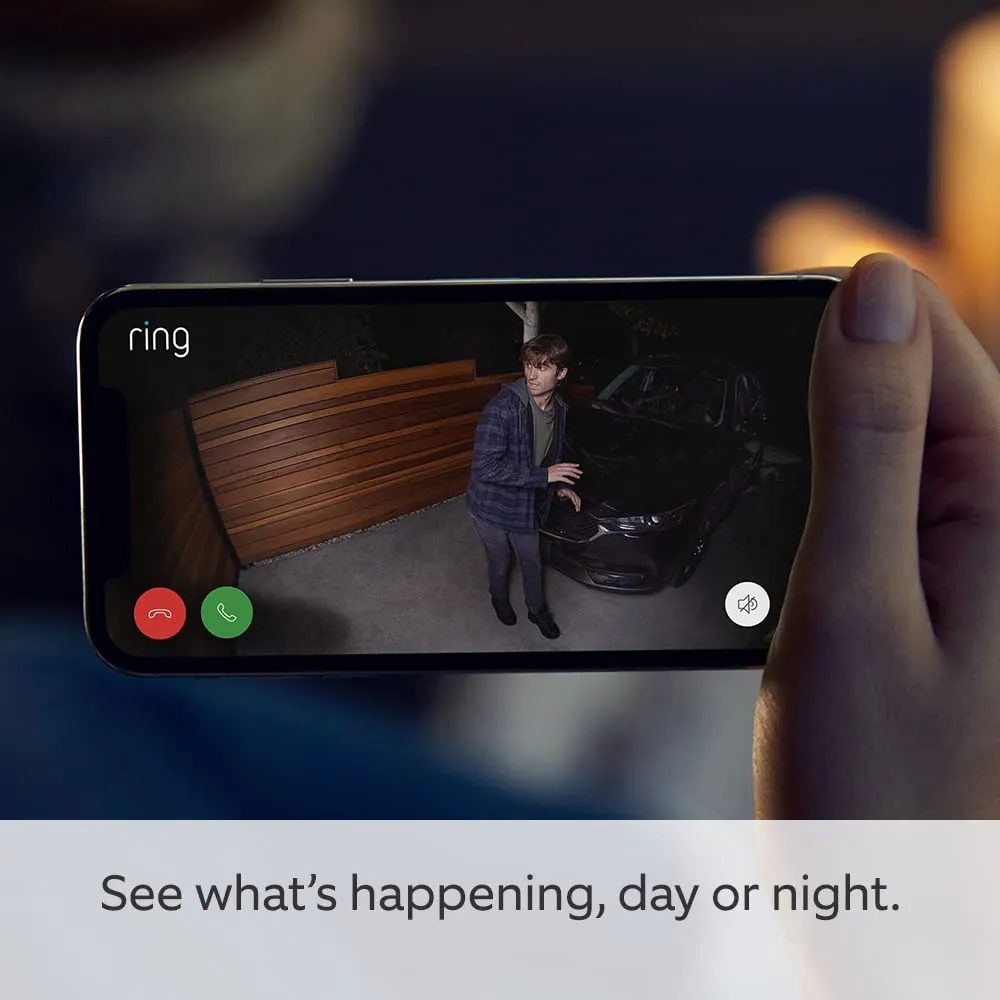 Ring Spotlight Cam Plus Battery Black | B09K1D35TK