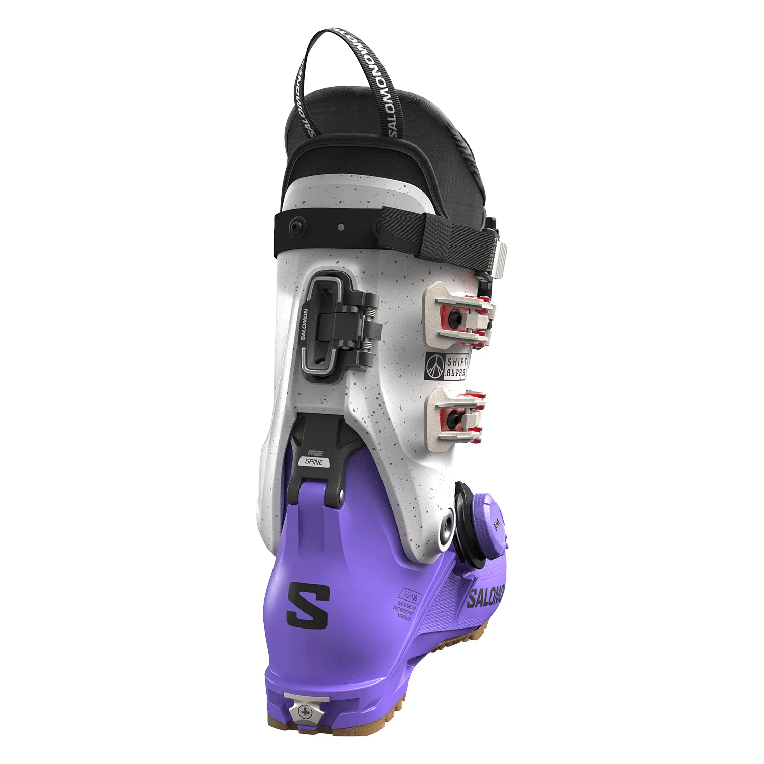 Salomon Men's Shift Alpha Boa 130 Ski Boot 2025 Ultra Violet/Black
