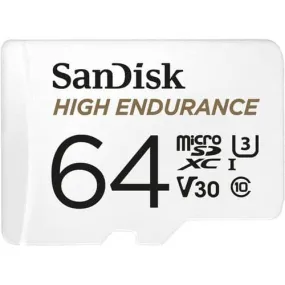 SanDisk High Endurance 64GB microSDHC UHS-I 100MB/s Memory Card - V30