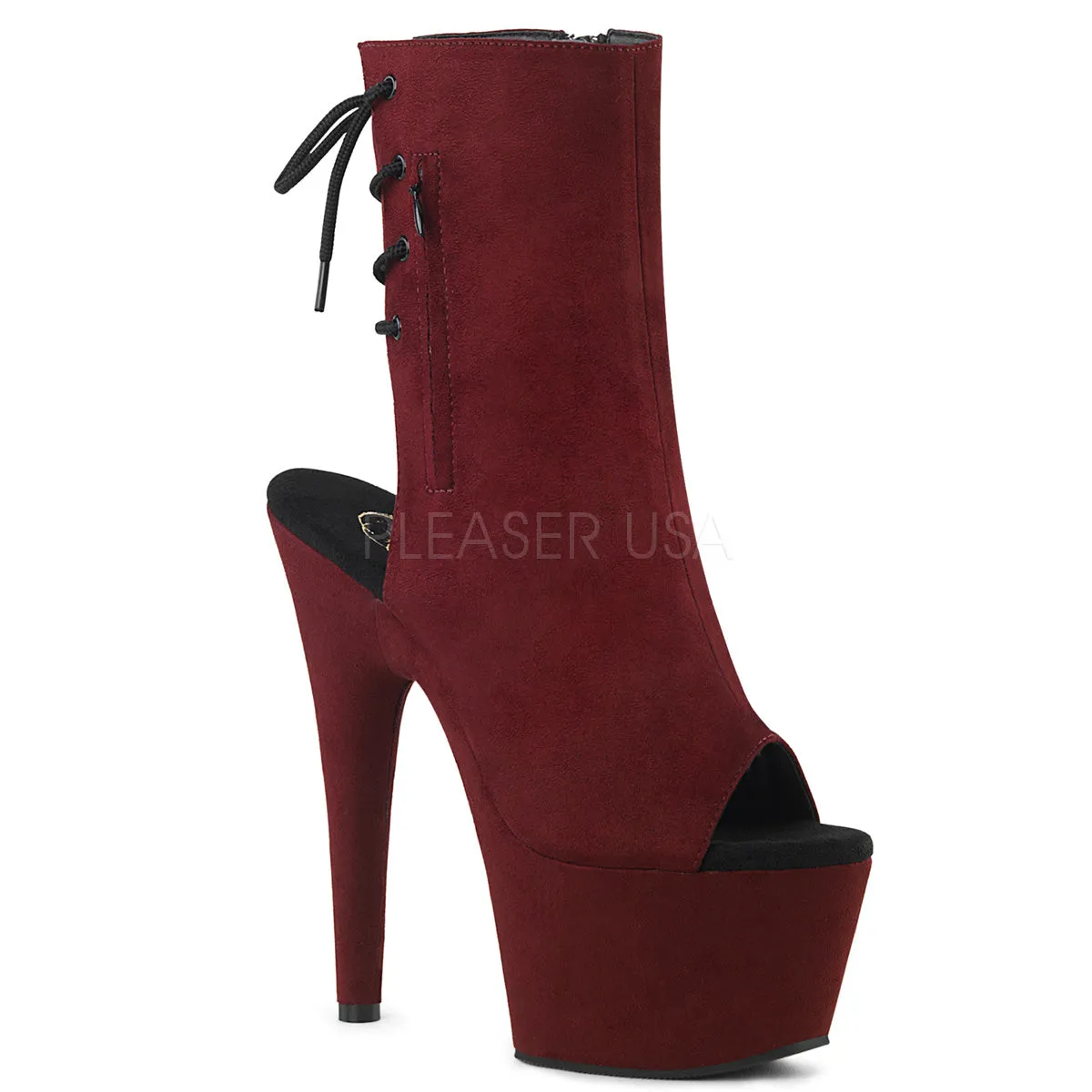 Sexy and Know It Burgundy Faux Suede Boots