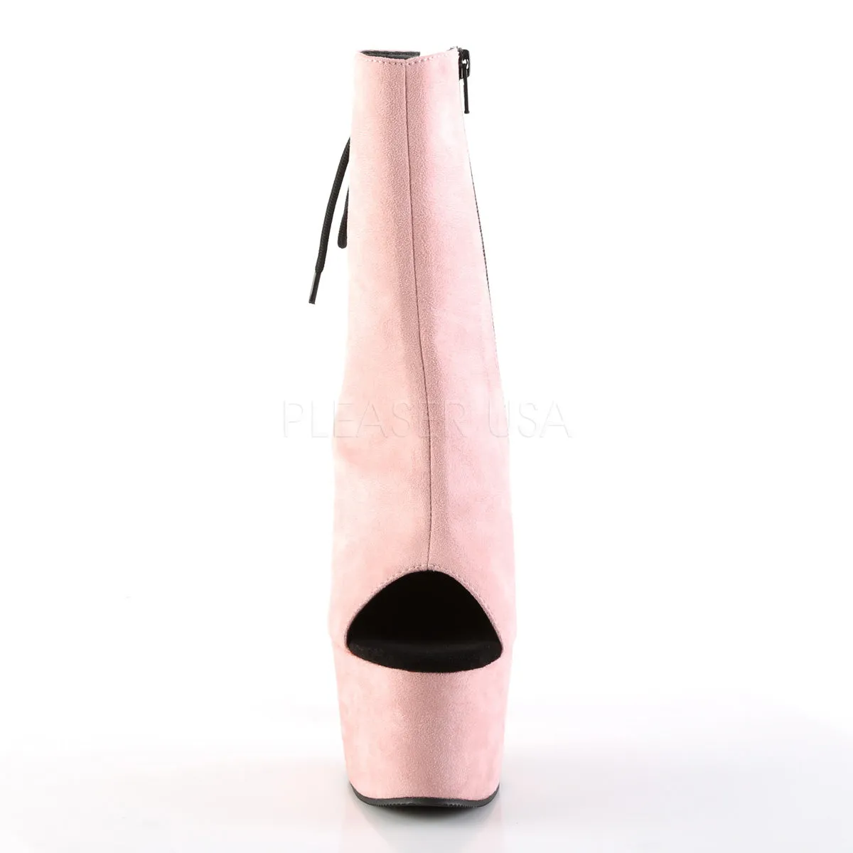 Sexy and Know It Pink Faux Suede Boots