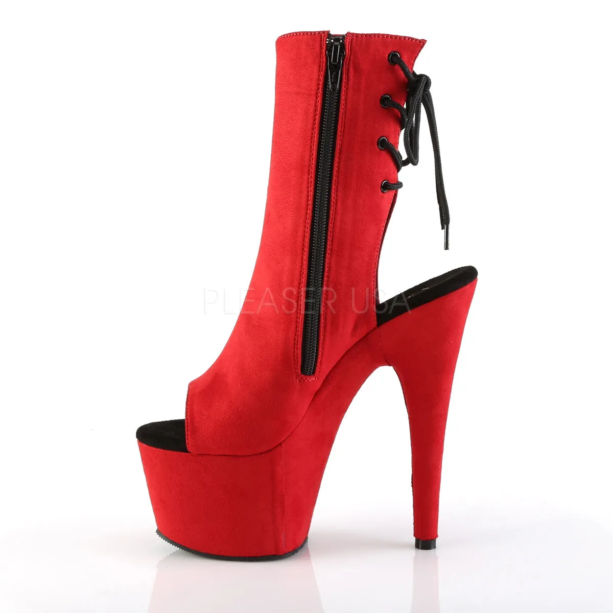 Sexy and Know It Red Faux Suede Boots