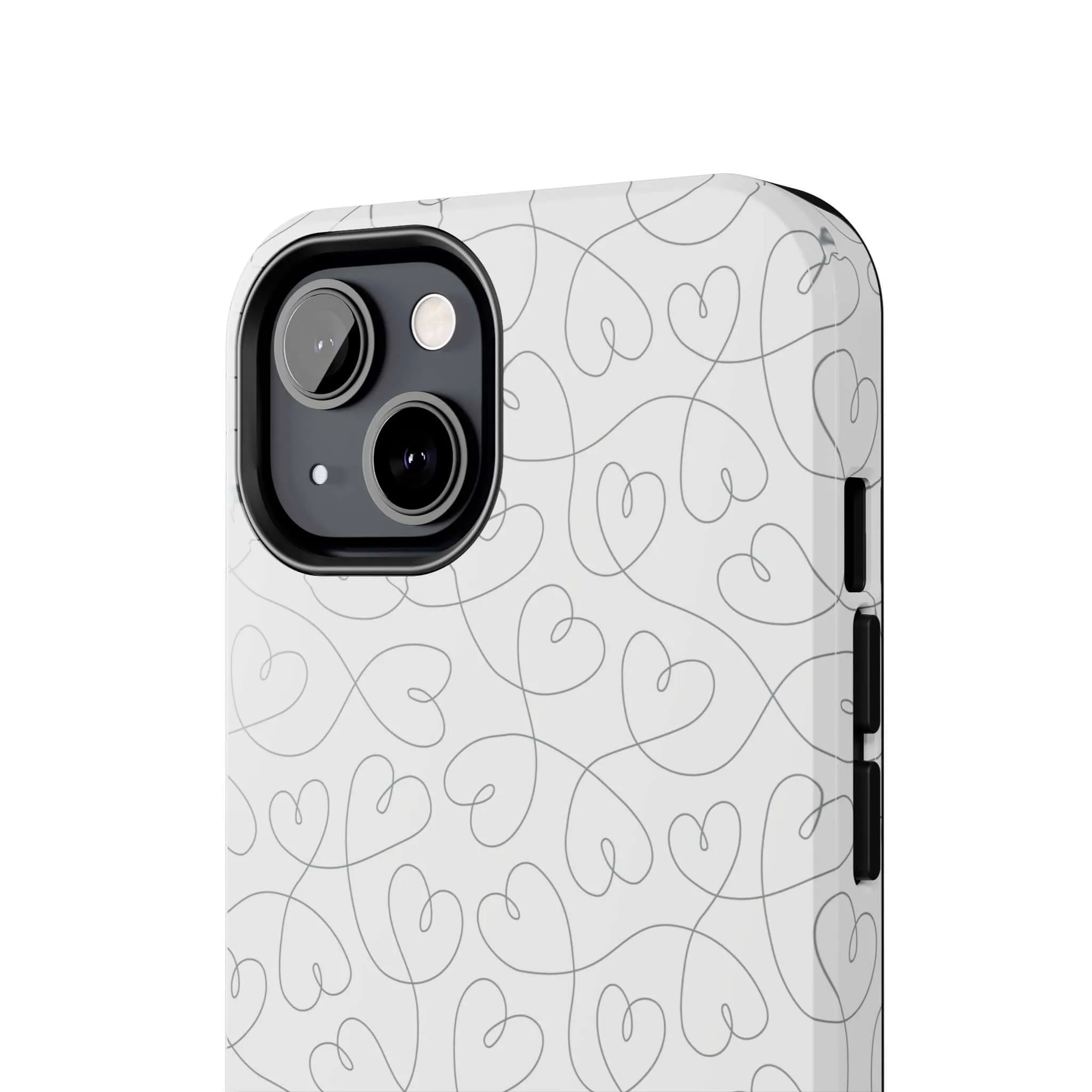 Silver Hearts Romance | Abstract Hearts Case