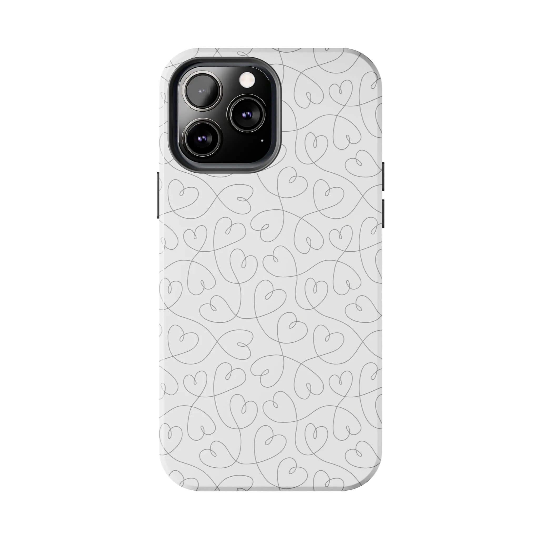 Silver Hearts Romance | Abstract Hearts Case