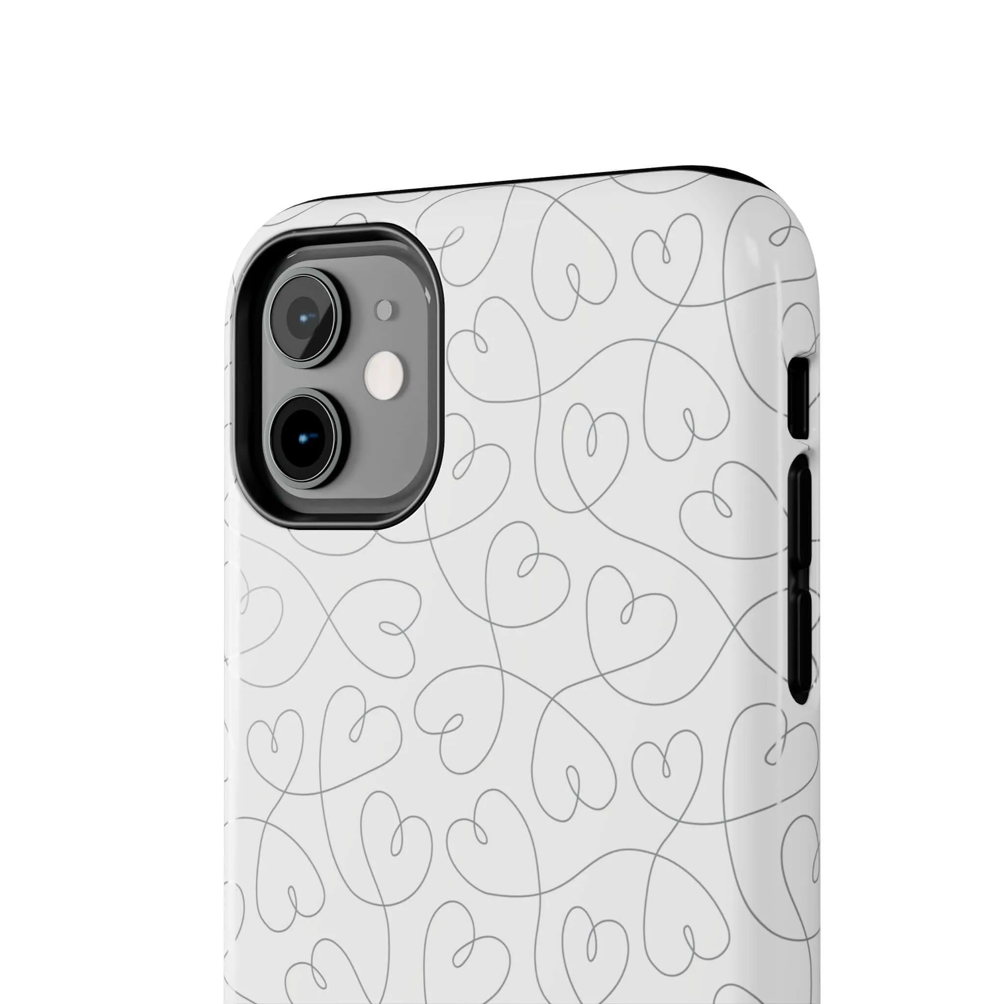Silver Hearts Romance | Abstract Hearts Case