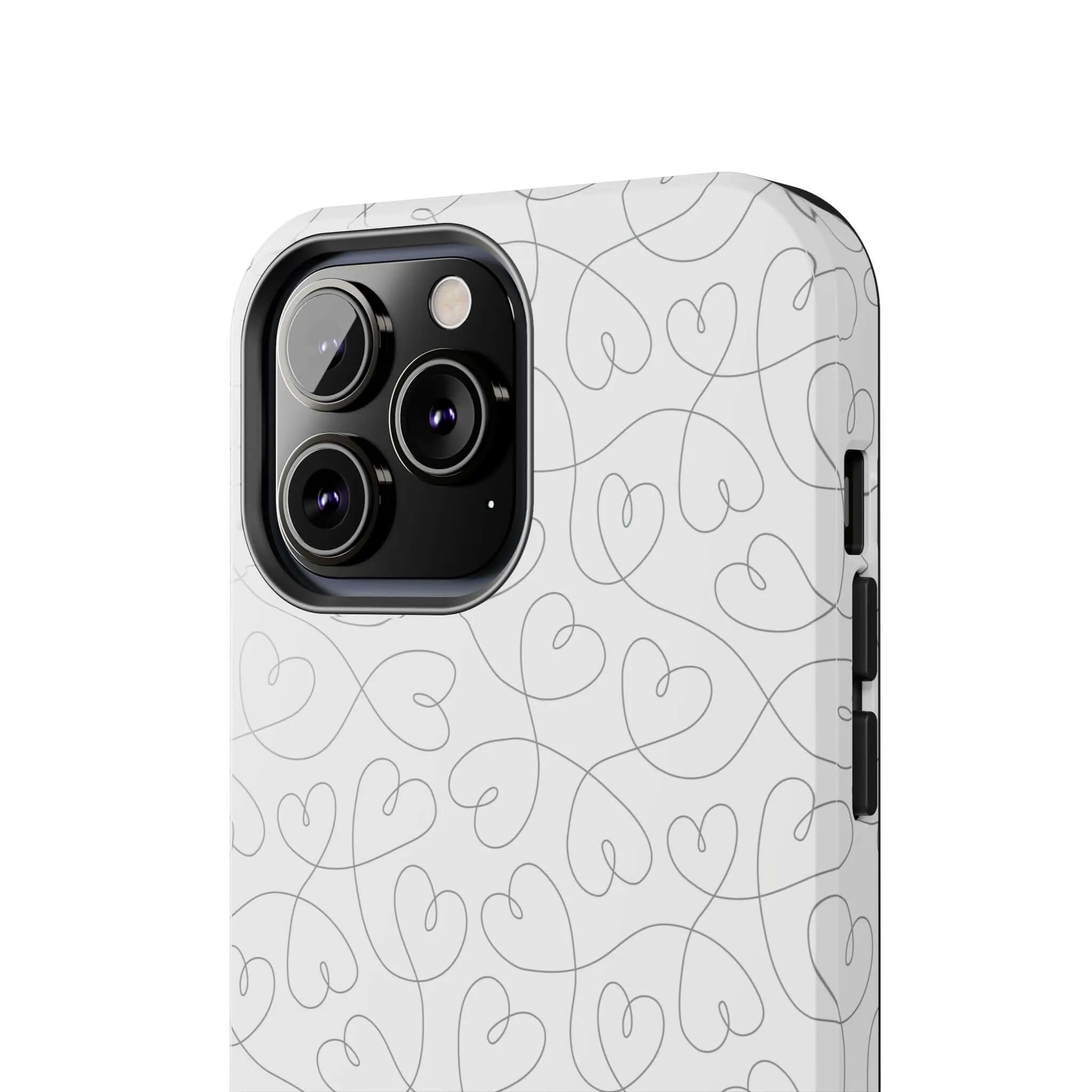 Silver Hearts Romance | Abstract Hearts Case