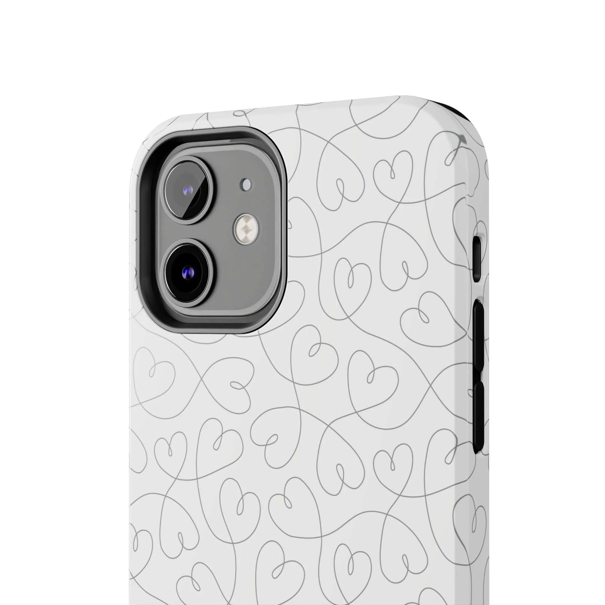 Silver Hearts Romance | Abstract Hearts Case