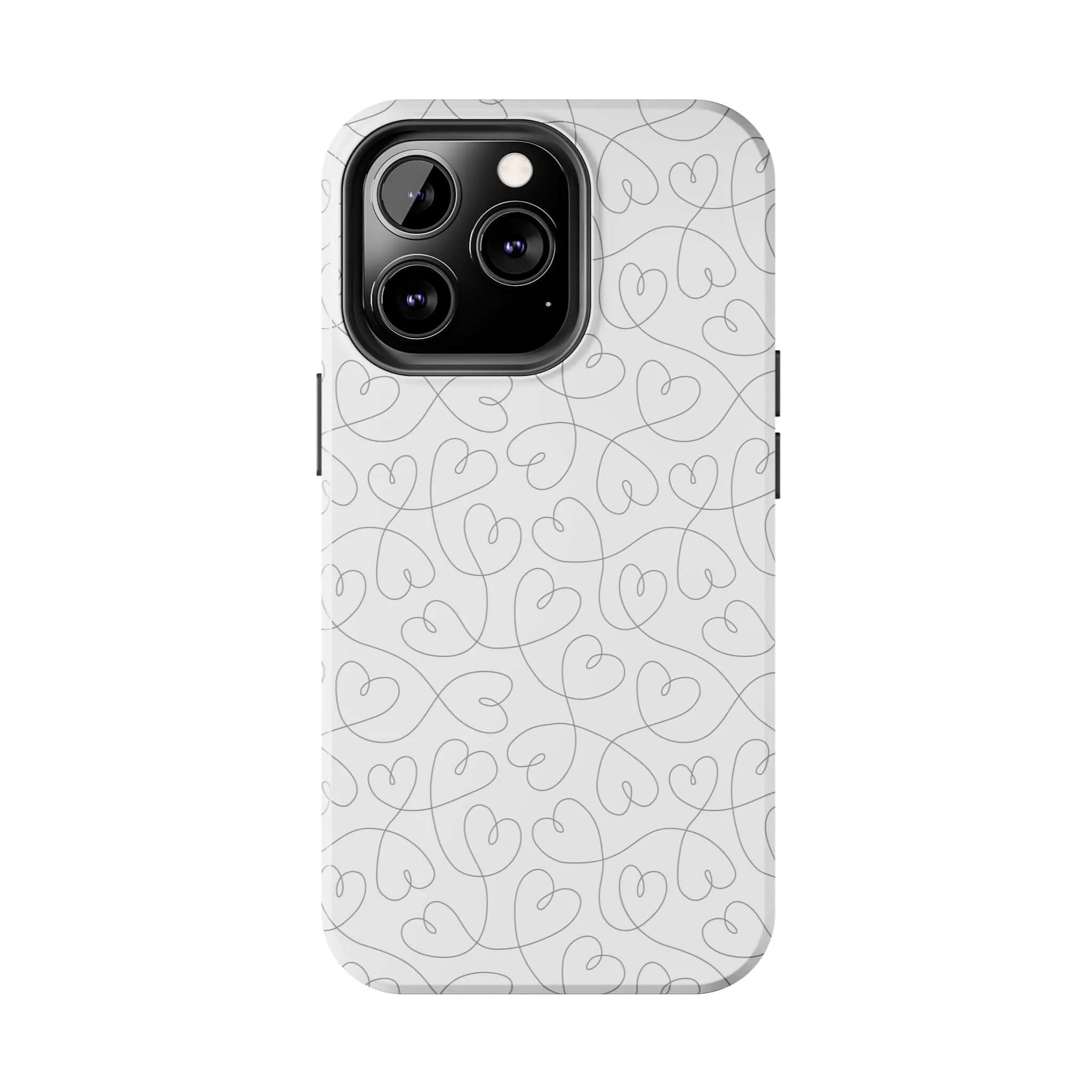 Silver Hearts Romance | Abstract Hearts Case