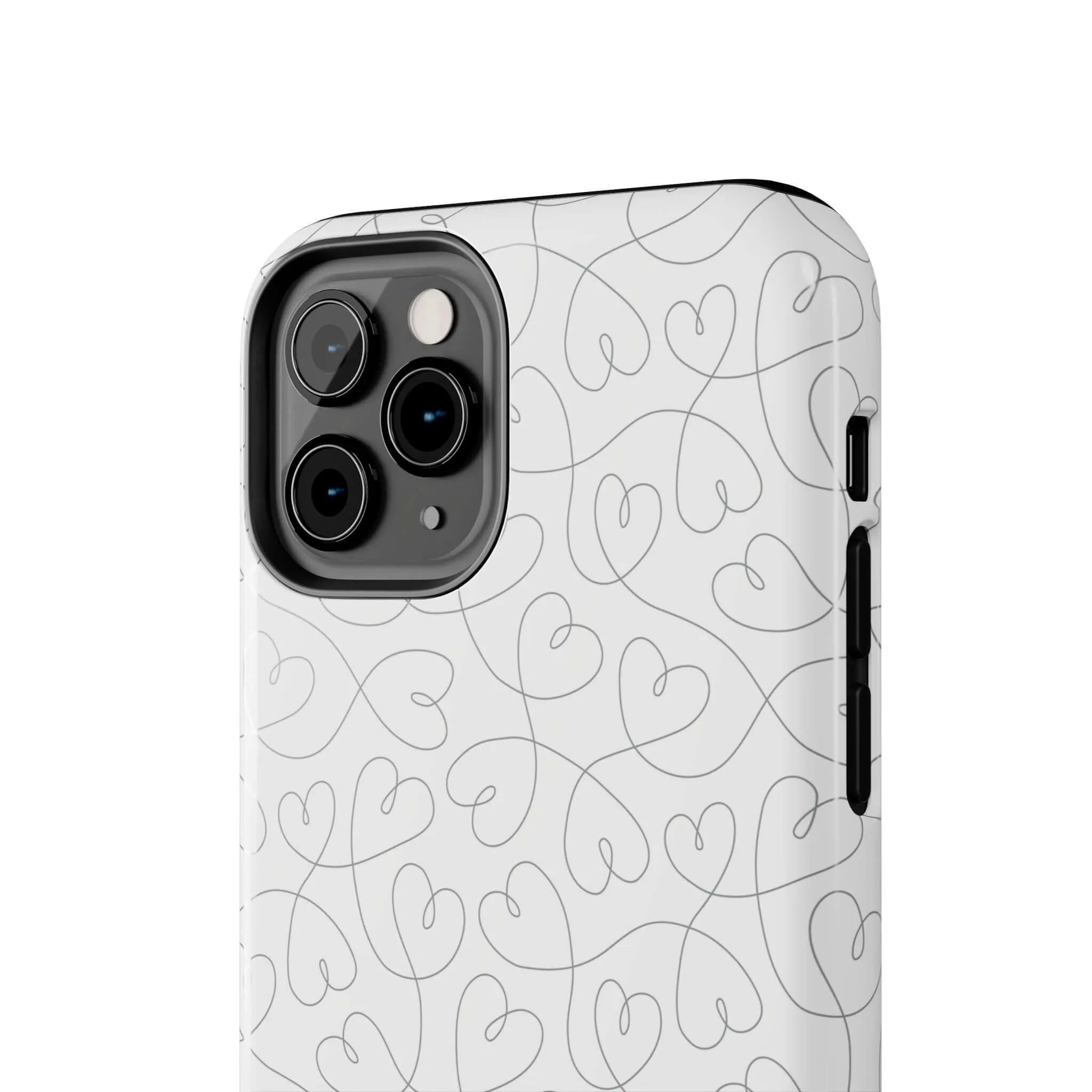 Silver Hearts Romance | Abstract Hearts Case