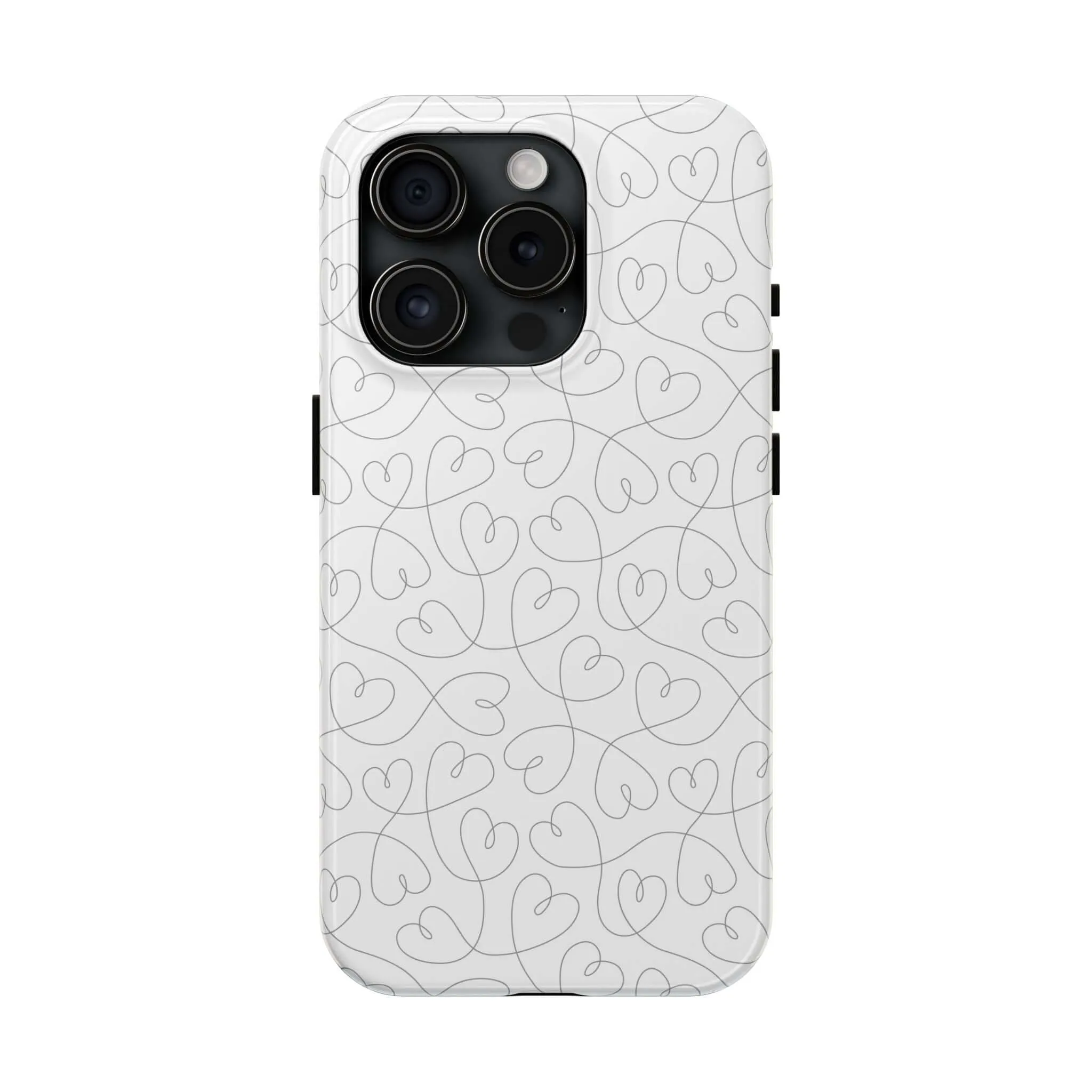Silver Hearts Romance | Abstract Hearts Case