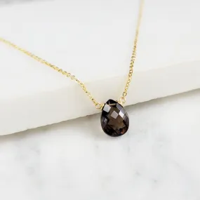 Smoky Quartz Pendant Necklace