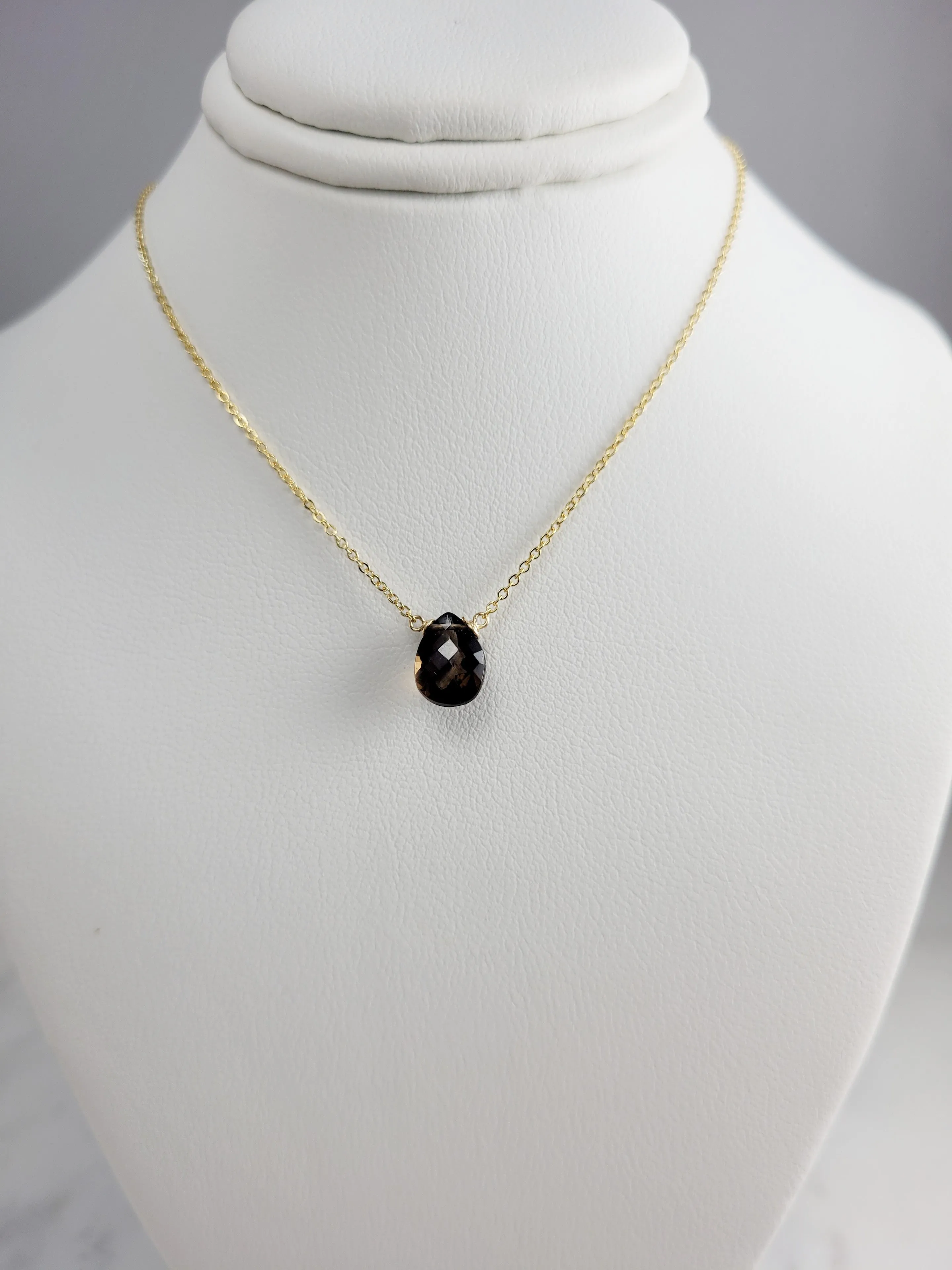 Smoky Quartz Pendant Necklace