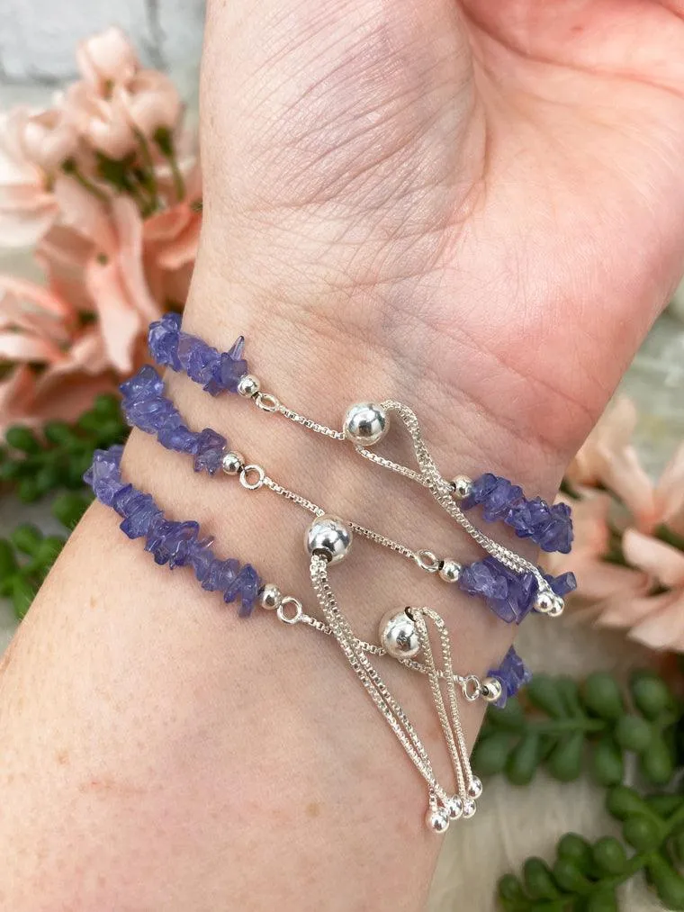 Sterling Silver Tanzanite Bracelet
