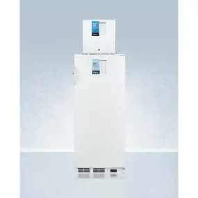 Summit Accucold 24 In. Wide All-refrigerator/all-freezer Combination, 11.5 Cu. ft. All Stacked Refrigerator - FFAR10-FS24LSTACKPRO