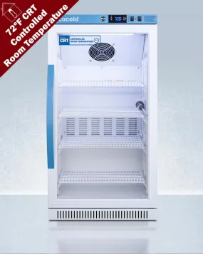 Summit ARG31PVBIADACRT 2.83 CU.FT. Upright Controlled Room Temperature Cabinet, ADA Height