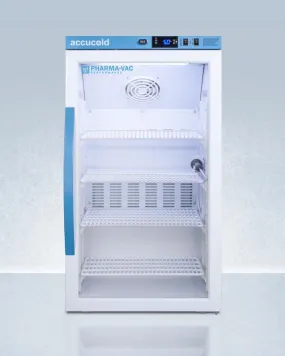 Summit ARG3PV 3 CU.FT. Counter Height Vaccine Refrigerator