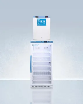 Summit ARG8PVFS30LSTACKMED2 24" Wide All-refrigerator/all-freezer Combination
