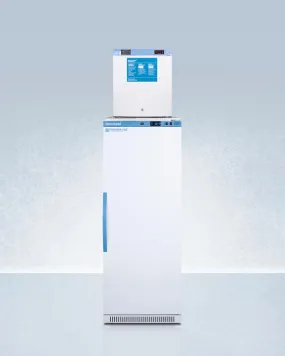 Summit ARS12PVFS24LSTACKMED2 24" Wide All-refrigerator/all-freezer Combination