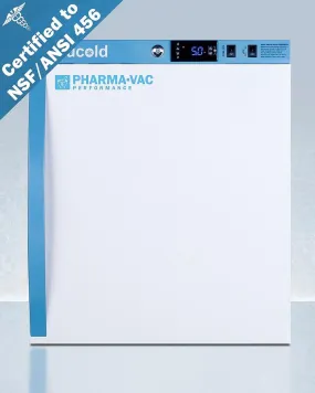 Summit ARS2PV456LHD 2 CU.FT. Compact Vaccine Refrigerator, Certified To Nsf/ansi 456 Vaccine Storage Standard