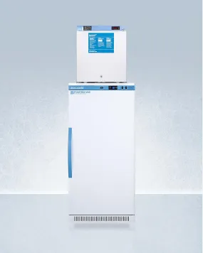 Summit ARS8PVFS24LSTACKMED2 24" Wide All-refrigerator/all-freezer Combination