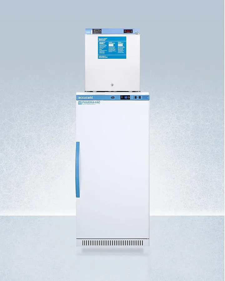 Summit ARS8PVFS24LSTACKMED2 24" Wide All-refrigerator/all-freezer Combination
