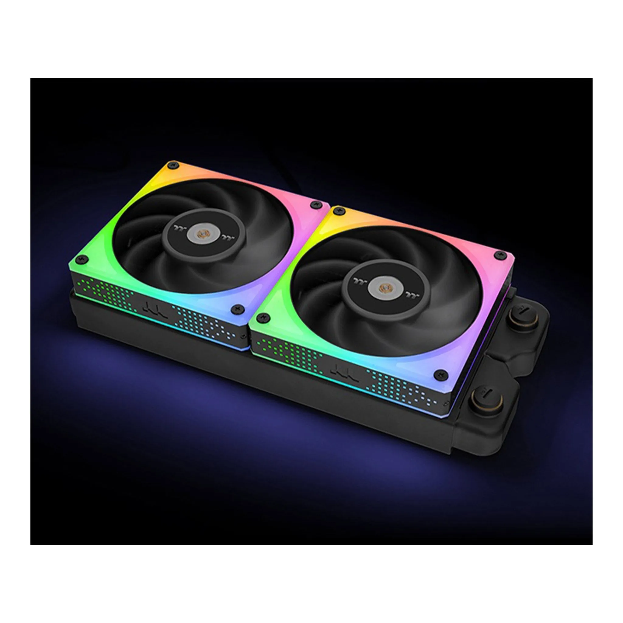 Thermaltake CL-F135-PL12SW-A 120mm TOUGHFAN 12 RGB High Static Pressure Radiator Fan 3-Pack