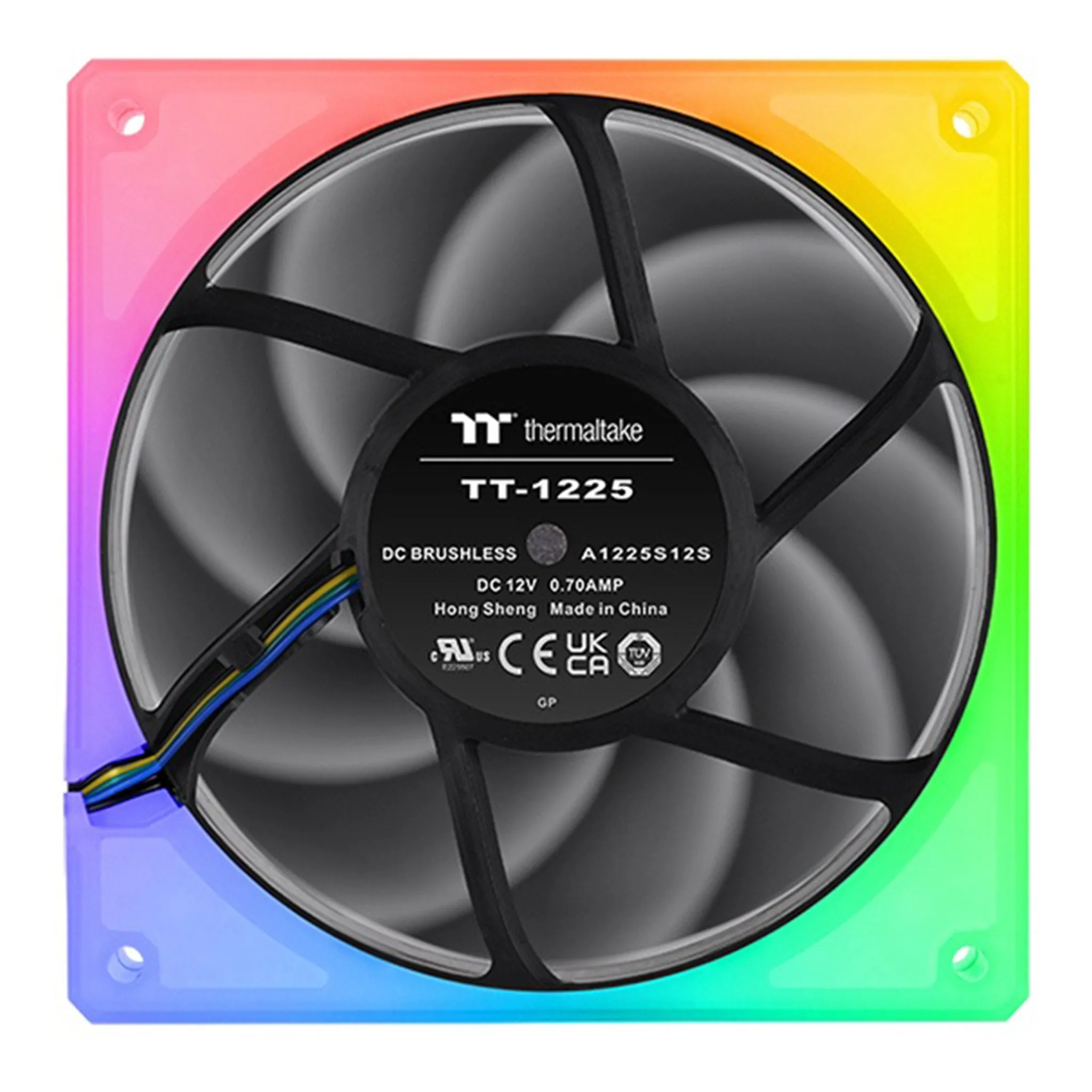 Thermaltake CL-F135-PL12SW-A 120mm TOUGHFAN 12 RGB High Static Pressure Radiator Fan 3-Pack