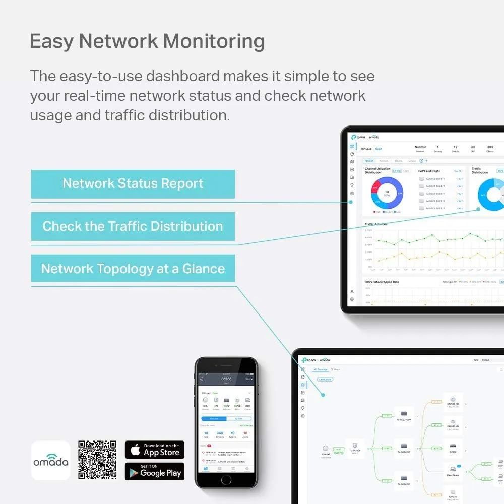 TP-Link Omada OC200 Cloud Hardware Controller 硬體控制器
