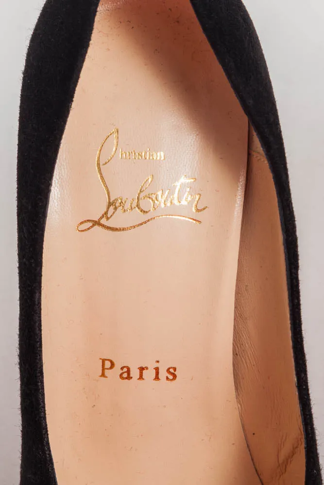 VNECK SUEDE STILETTOS