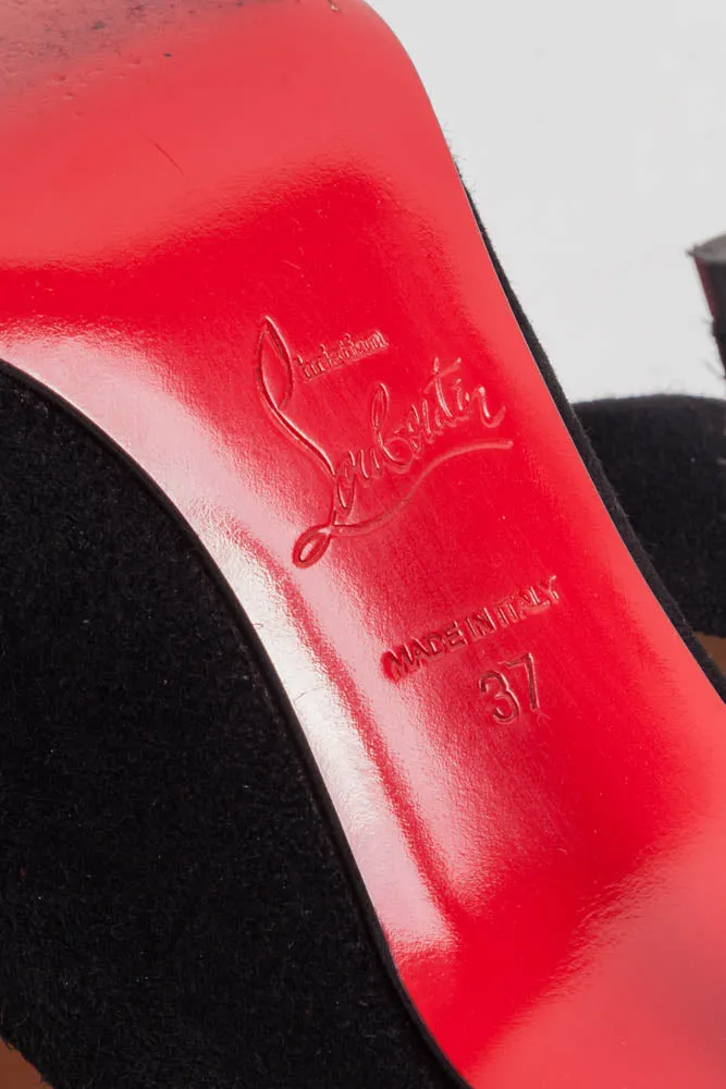 VNECK SUEDE STILETTOS