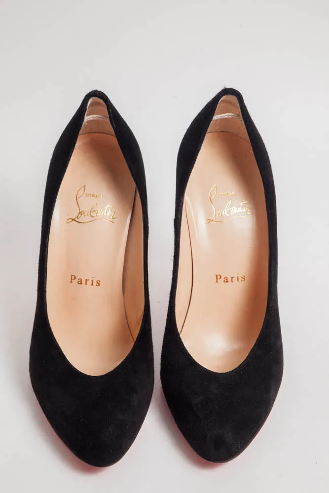 VNECK SUEDE STILETTOS
