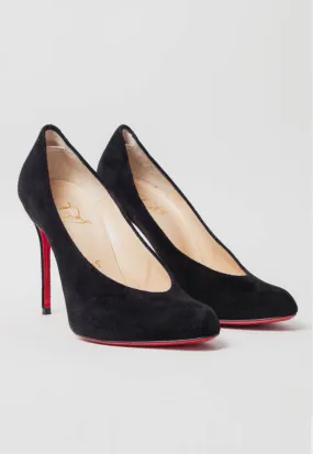 VNECK SUEDE STILETTOS