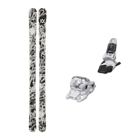 Volkl Revolt 86 Ski 2025   Marker Squire 11 Ski Binding (White) Package