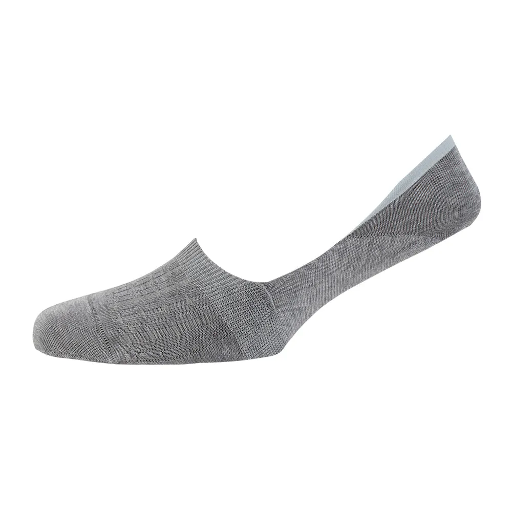 Women's Cable Mercerised Cotton Invisible Socks