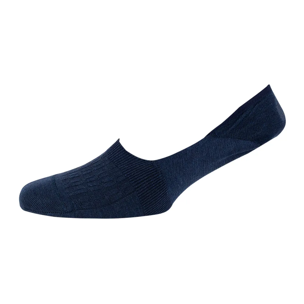 Women's Cable Mercerised Cotton Invisible Socks