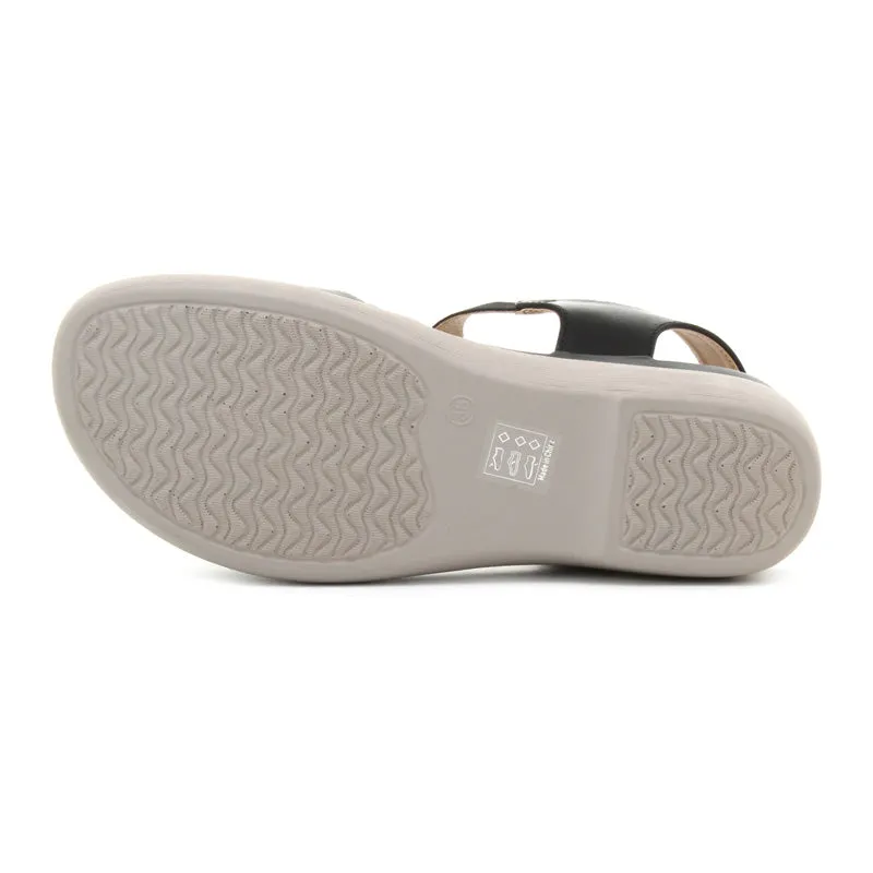 Womens Caroline Velcro Sandal Black